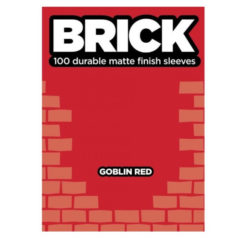 Legion - Brick Sleeves - Goblin Red (100 Sleeves)