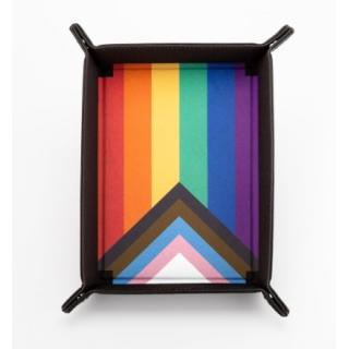 FanRoll Folding Dice Tray Pride Rainbow Flag