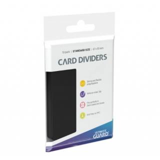 Ultimate Guard Card Dividers Standard Size (10) - Black