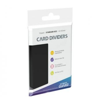 Ultimate Guard Card Dividers Standard Size (10) - Black
