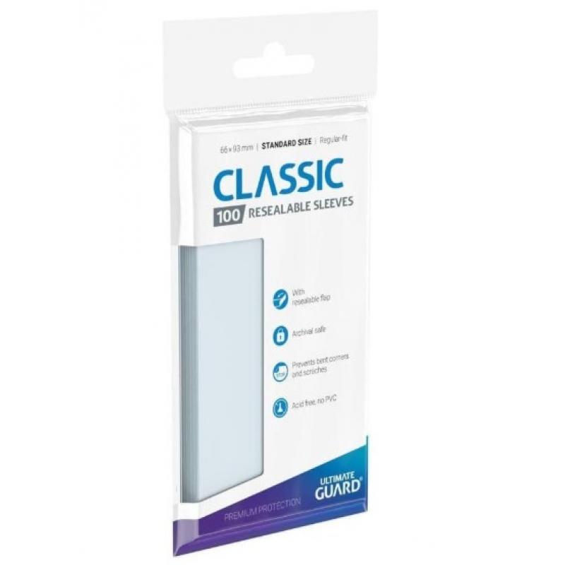 Ultimate Guard Classic Sleeves Standard Size (100) - Resealable