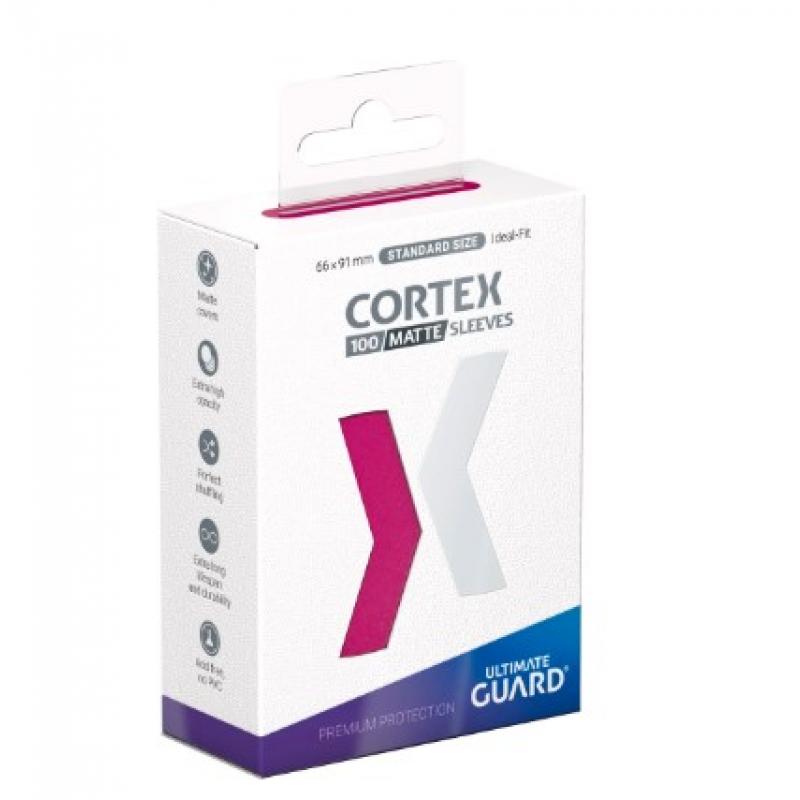 Ultimate Guard Cortex Sleeves Matte Standard Size (100) - Pink