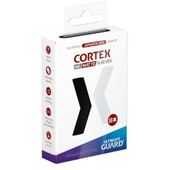 Ultimate Guard Cortex Sleeves Matte Japanese Size (60) - Black