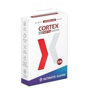 Ultimate Guard Cortex Sleeves Japanese Size Matte Red (60)