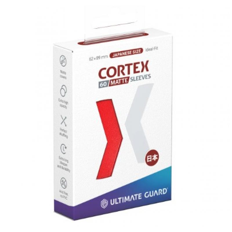 Ultimate Guard Cortex Sleeves Japanese Size Matte Red (60)