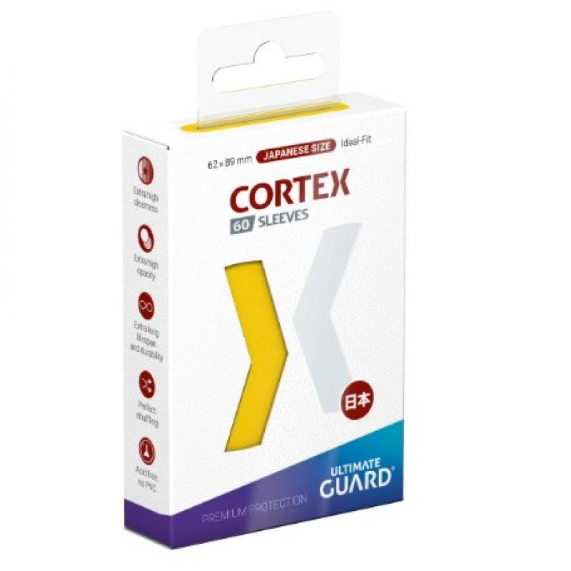 Ultimate Guard Cortex Sleeves Japanese Size (60) - Yellow