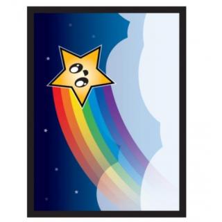 Legion: YGO Sleeves - Double Matte Rainbow Star (60 Sleeves)