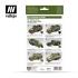 AFV Painting System - Vallejo 6x8ml Air Colour Set - US Army Olive Drab 78402