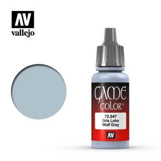 Game Color Acrylic Paint - Vallejo 17ml - Wolf Grey 72047