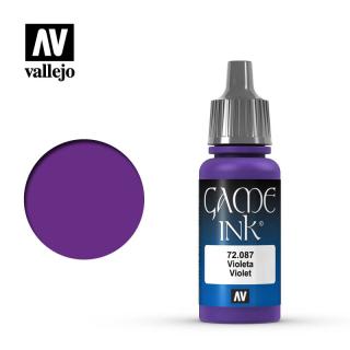 Game Color Acrylic Paint - Vallejo 17ml - Violet Ink 72087