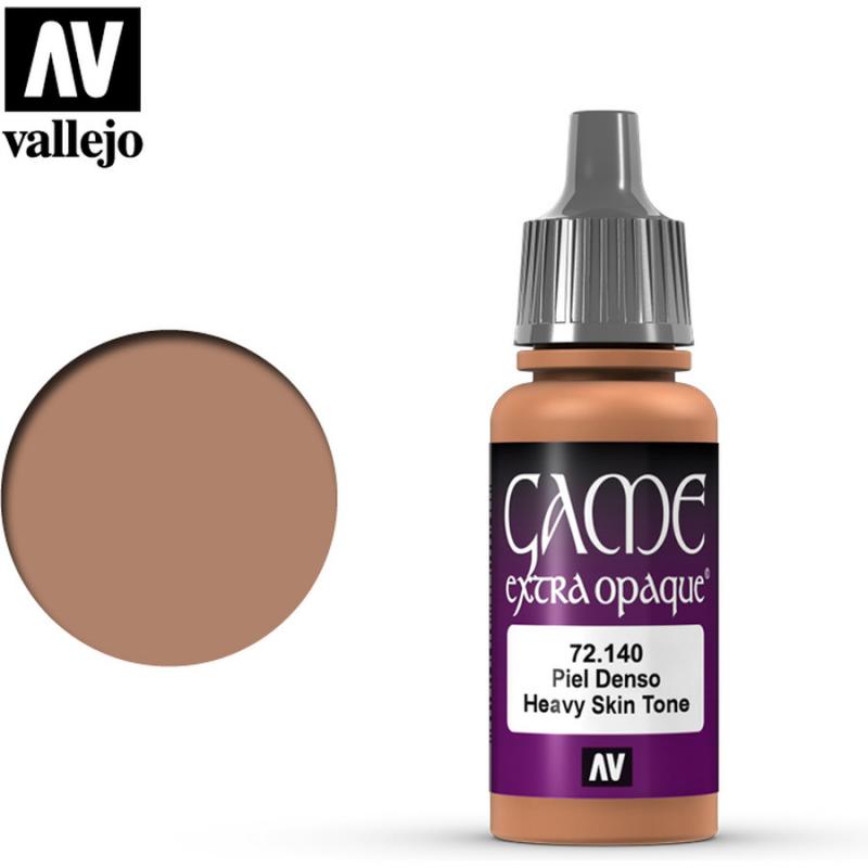 Game Color Acrylic Paint - Vallejo 17ml - Extra Opaque Heavy Skintone 72140
