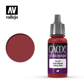 Game Color Acrylic Paint - Vallejo 17ml - Extra Opaque Heavy Red 72141