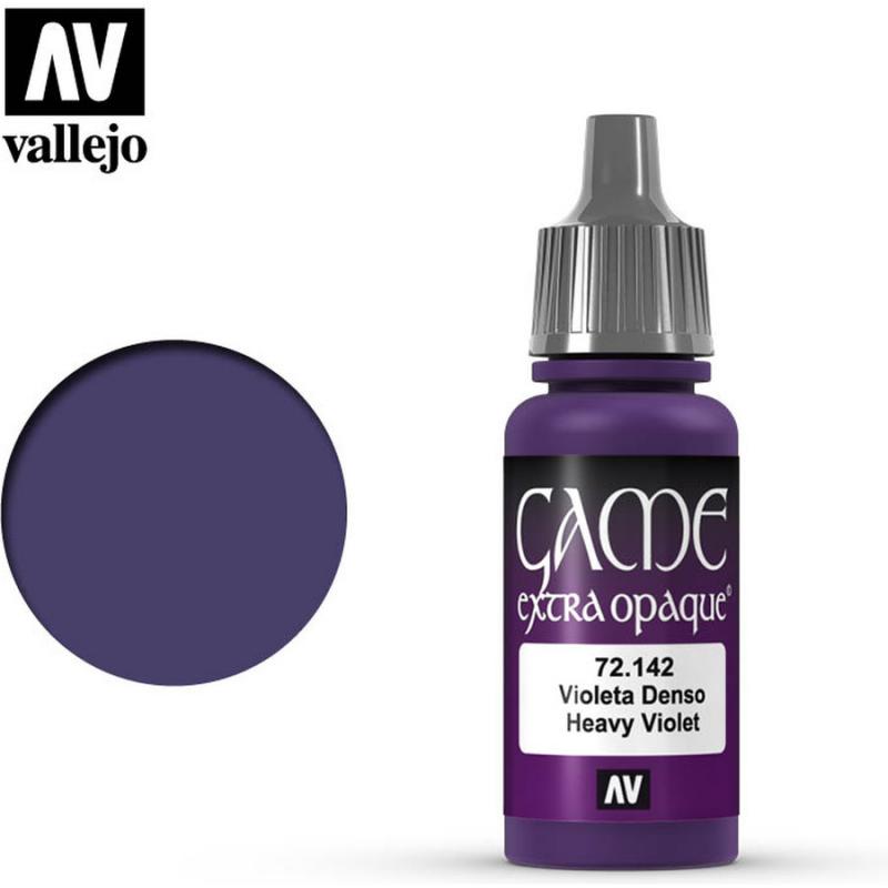 Game Color Acrylic Paint - Vallejo 17ml - Extra Opaque Heavy Violet 72142