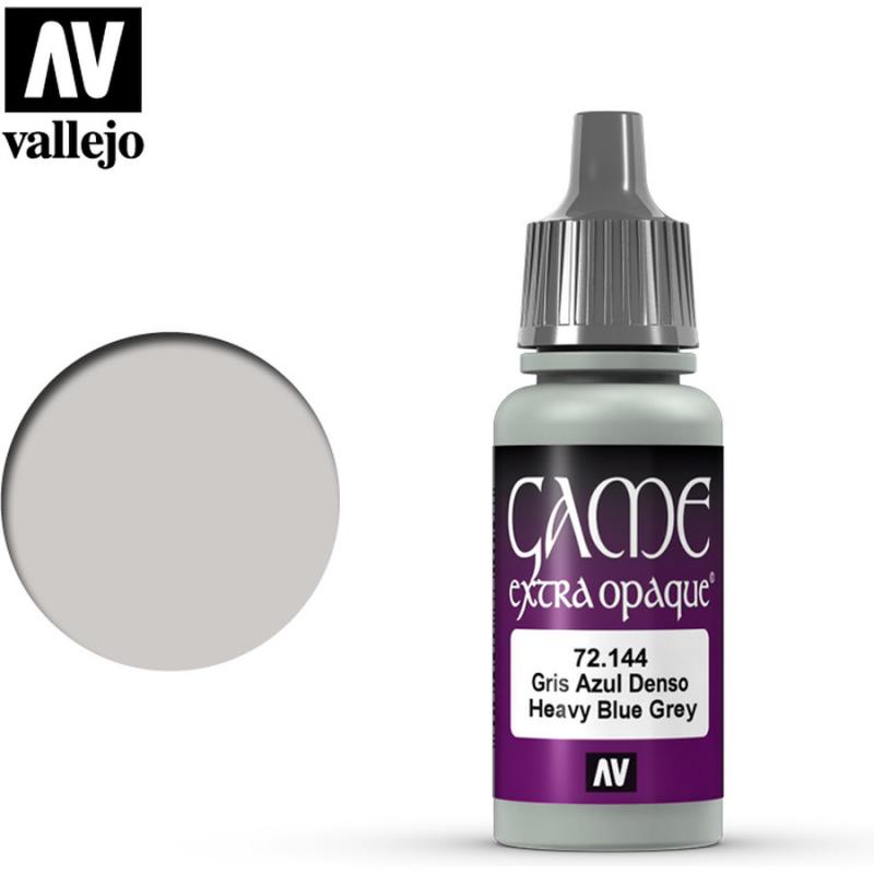 Game Color Acrilic Paint - Vallejo 17ml - Extra Opaque Heavy Bullgrey 72144
