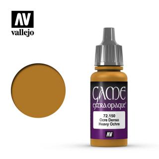 Game Color Acrylic Paint - Vallejo 17ml - Extra Opaque Heavy Ochre 72150