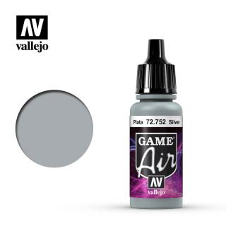 Game Air Acrylic Paint - Vallejo 17ml - Silver 72752