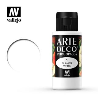 Art Deco Acrylic Paint - Vallejo 60ml - White 85001