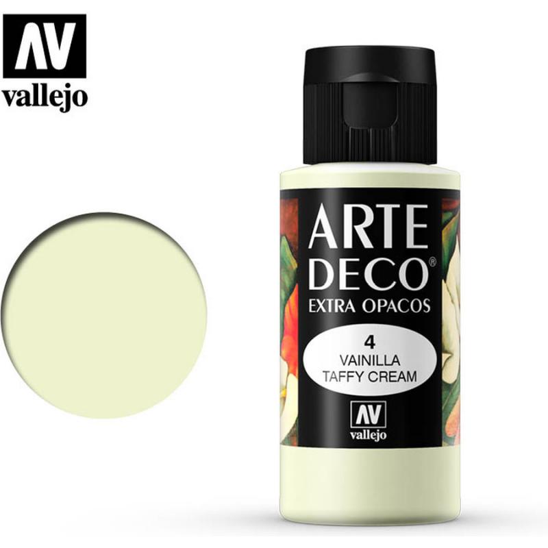 Art Deco Acrylic Paint - Vallejo 60ml - Taffy Cream 85004