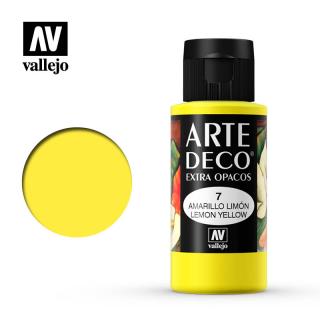 Art Deco Acrylic Paint - Vallejo 60ml - Lemon Yellow 85007