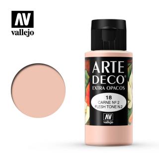 Art Deco Acrylic Paint - Vallejo 60ml - Flesh Tone 85018