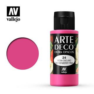 Art Deco Acrylic Paint - Vallejo 60ml - Boysenberry Pink 85024