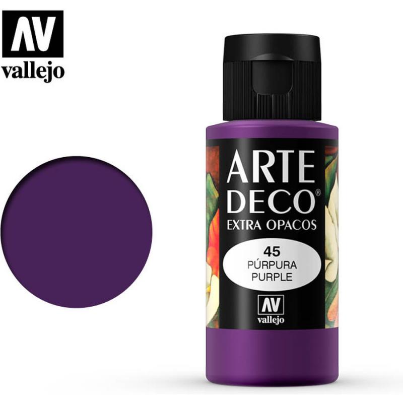 Art Deco Acrylic Paint - Vallejo 60ml - Purple 85045