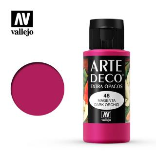 Art Deco Acrylic Paint - Vallejo 60ml - Dark Orchid 85048