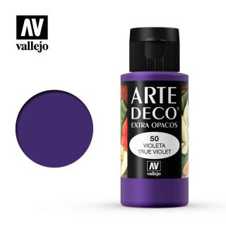Art Deco Acrylic Paint - Vallejo 60ml - True Violet 85050