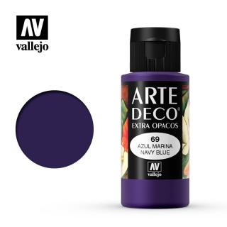 Art Deco Acrylic Paint - Vallejo 60ml - Navy Blue 85069