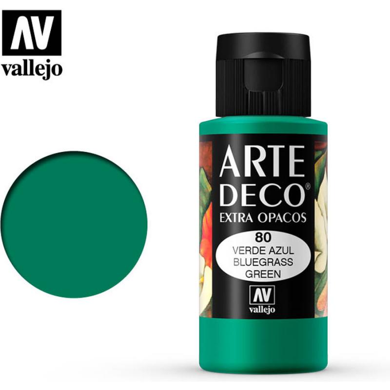 Art Deco Acrylic Paint - Vallejo 60ml - Bluegrass Green 85080