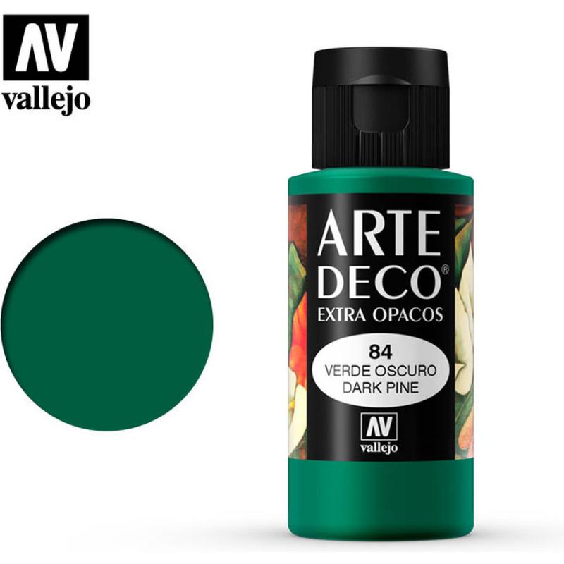 Art Deco Acrylic Paint - Vallejo 60ml - Dark Pine 85084