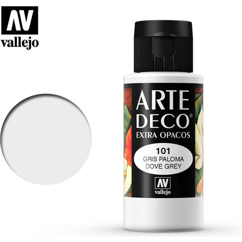 Art Deco Acrylic Paint - Vallejo 60ml - Dove Grey 85101