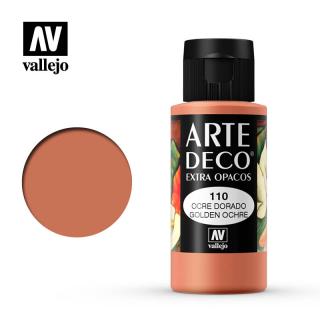 Art Deco Acrylic Paint - Vallejo 60ml - Golden Ochre 85110