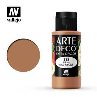 Art Deco Acrylic Paint - Vallejo 60ml - Raw Sienna 85113