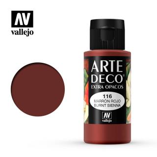 Art Deco Acrylic Paint - Vallejo 60ml - Burnt Sienna 85116