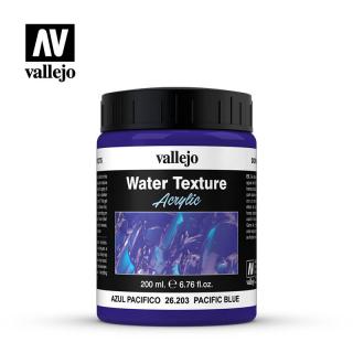 Water Effects - Vallejo 200ml - Pacific Blue Water Texture 26203