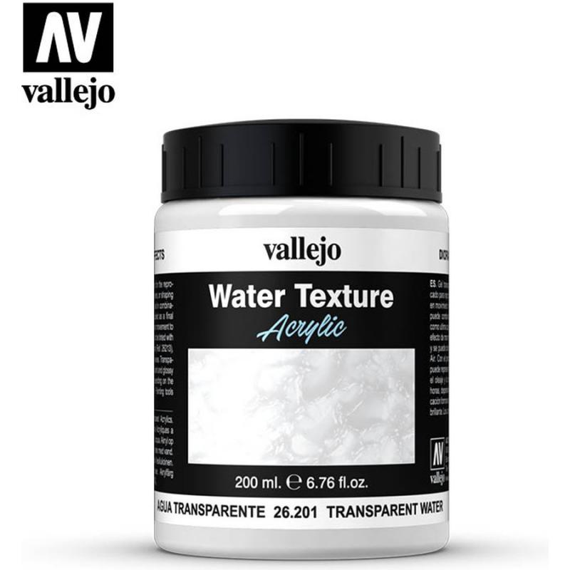 Water Effects - Vallejo 200ml - Transparent Water Texture 26201