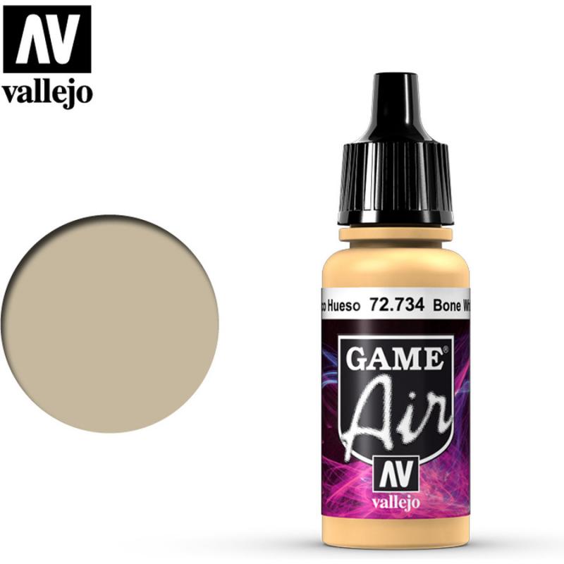 Game Air Acrylic Paint - Vallejo 17ml - BoneWhite 72734