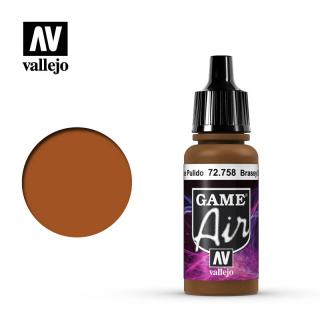 Game Air Acrylic Paint - Vallejo 17ml - Brassy Brass 72758