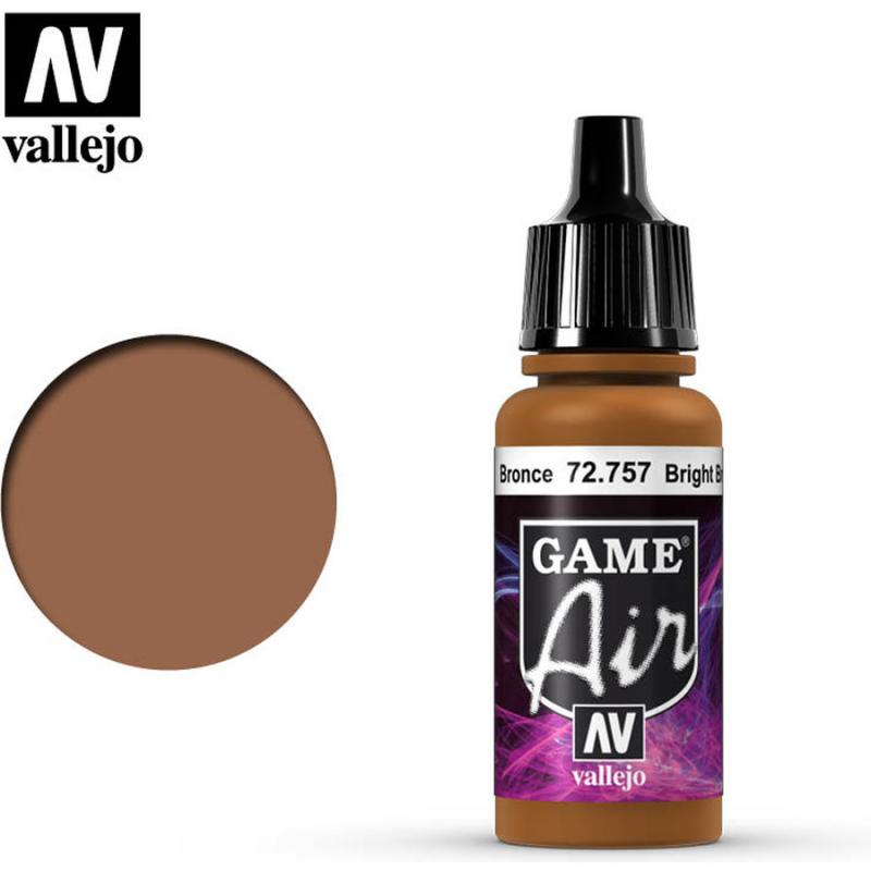 Game Air Acrylic Paint - Vallejo 17ml - Bright Bronze 72757