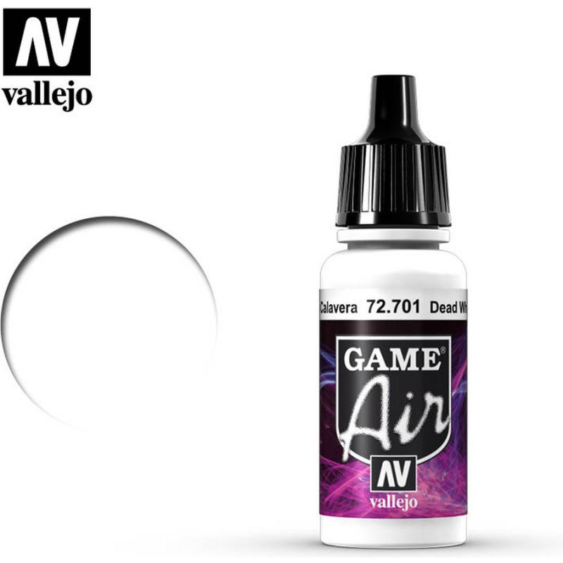 Game Air Acrylic Paint - Vallejo 17ml - Dead White 72701