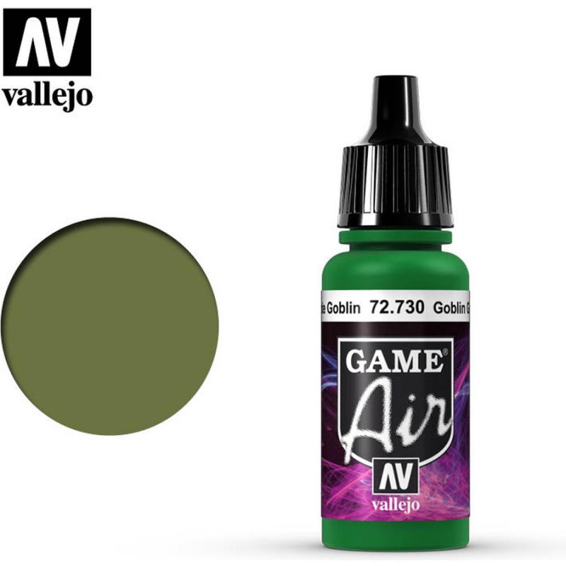 Game Air Acrylic Paint - Vallejo 17ml - Goblin Green 72730