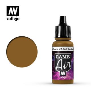 Game Air Acrylic Paint - Vallejo 17ml - Leather Brown 72740