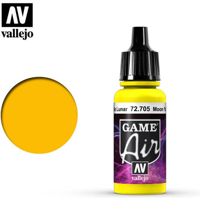 Game Air Acrylic Paint - Vallejo 17ml - Moon Yellow 72705