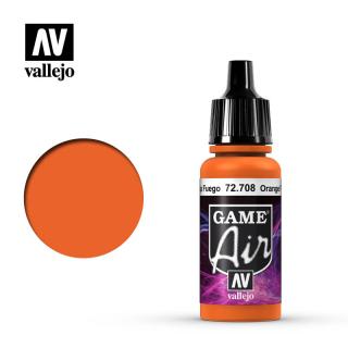 Game Air Acrylic Paint - Vallejo 17ml - Orange Fire 72708