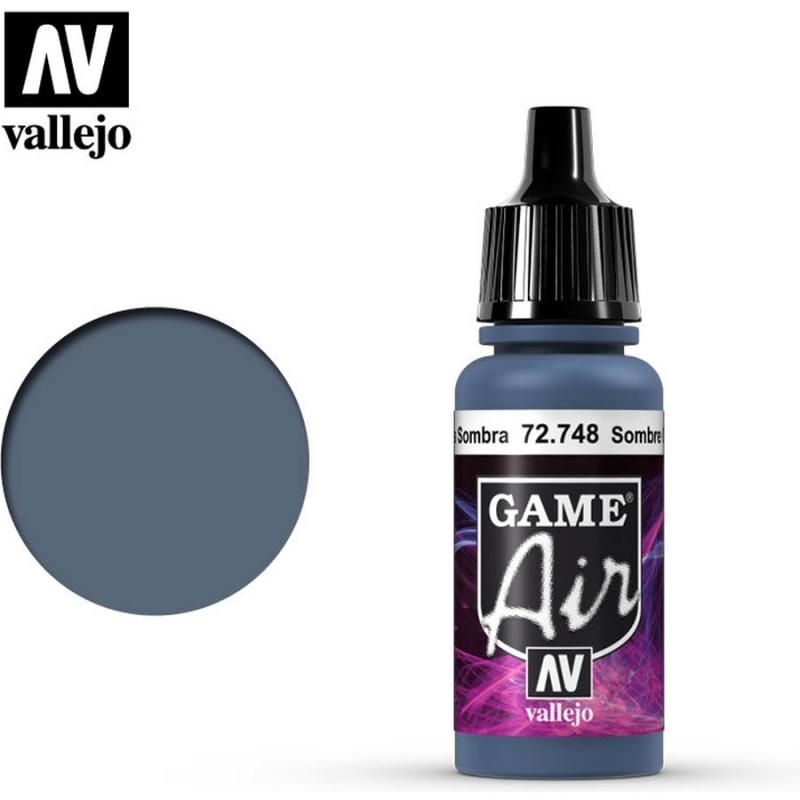 Game Air Acrylic Paint - Vallejo 17ml - Sombre Grey 72748