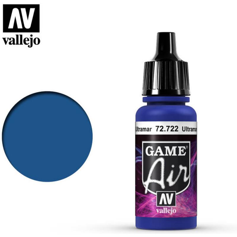 Game Air Acrylic Paint - Vallejo 17ml - Ultramarine Blue 72722
