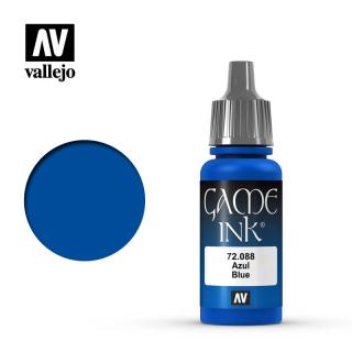 Game Color Acrylic Paint - Vallejo 17ml - Blue Ink 72088