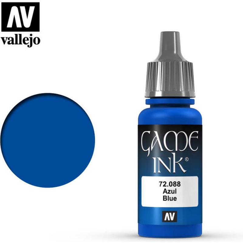 Game Color Acrylic Paint - Vallejo 17ml - Blue Ink 72088