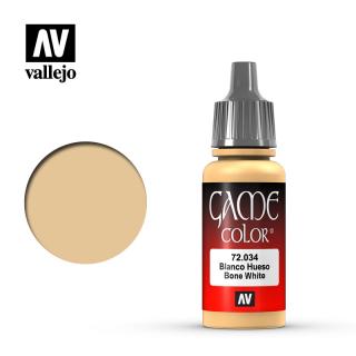 Game Color Acrylic Paint - Vallejo 17ml - Bonewhite 72034